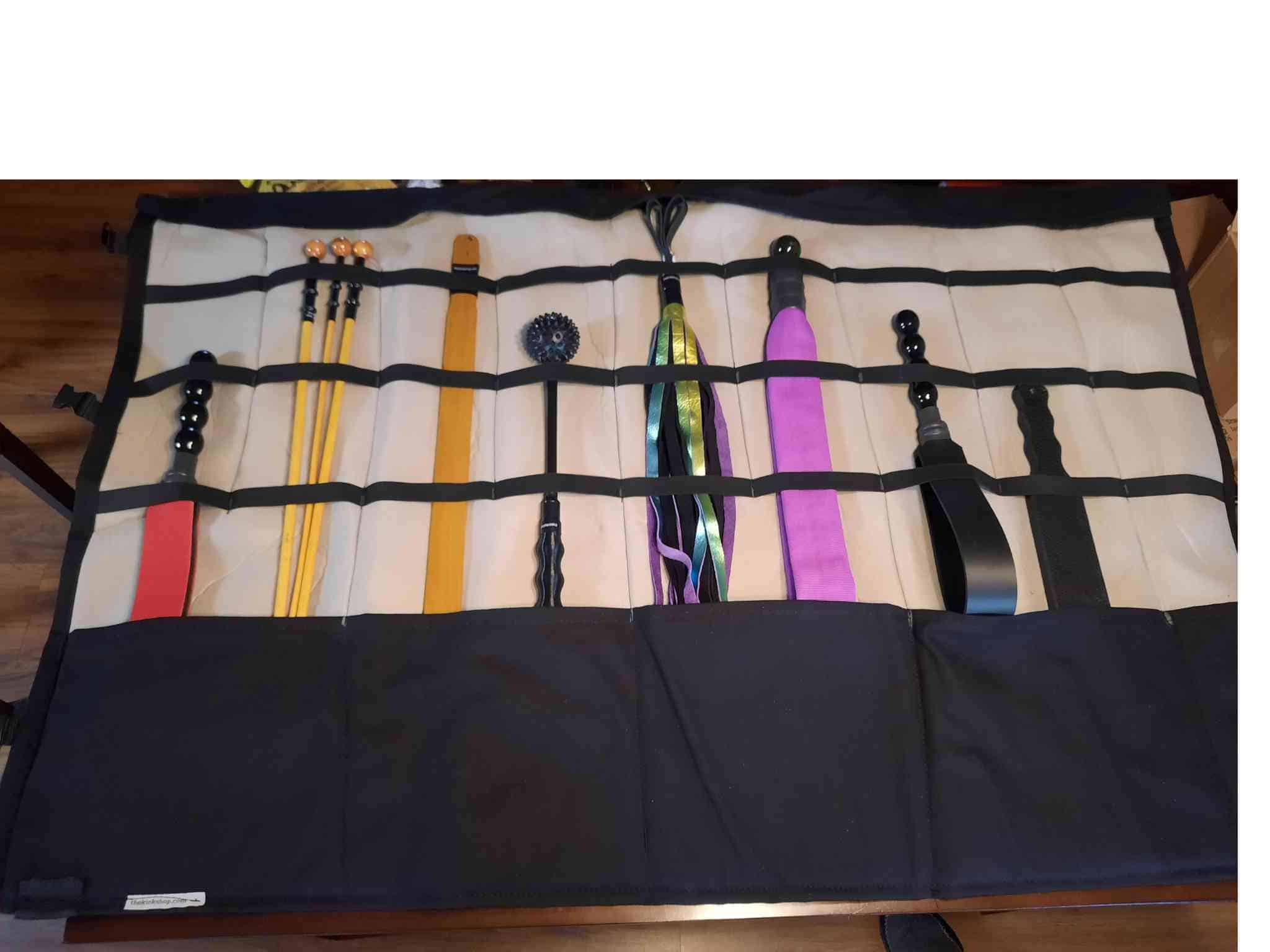 Roll Up Canvas Toy Bag - Image 4