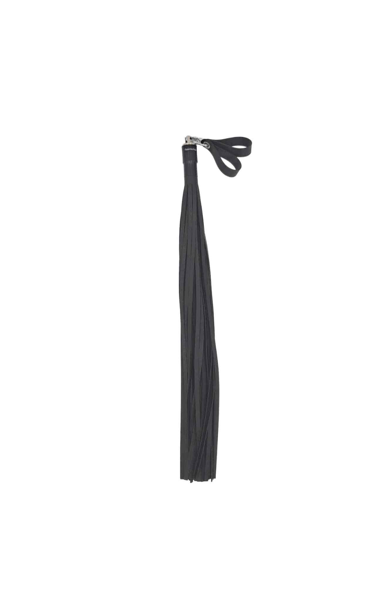 Rubber 1/4” Flogger-Black