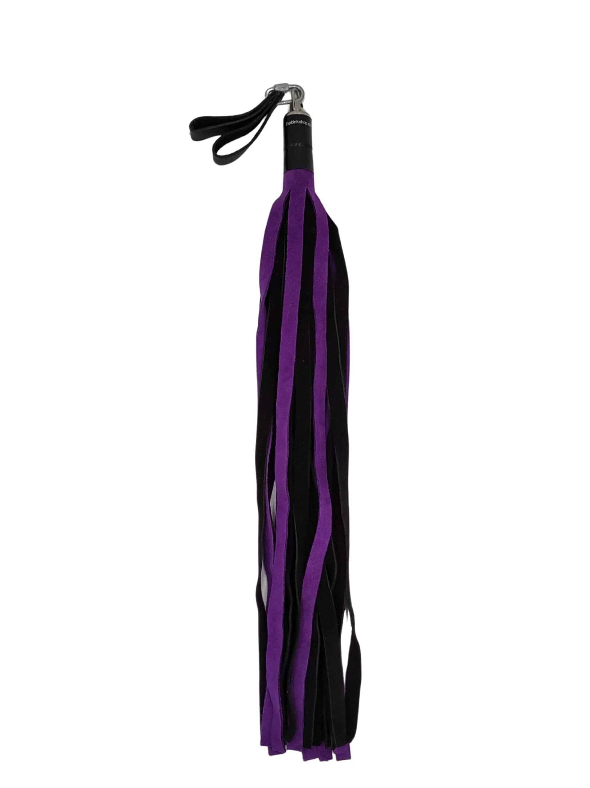 Suede Leather Floggers, w/Fingerloops (Available in 6 silky colors) - Image 5