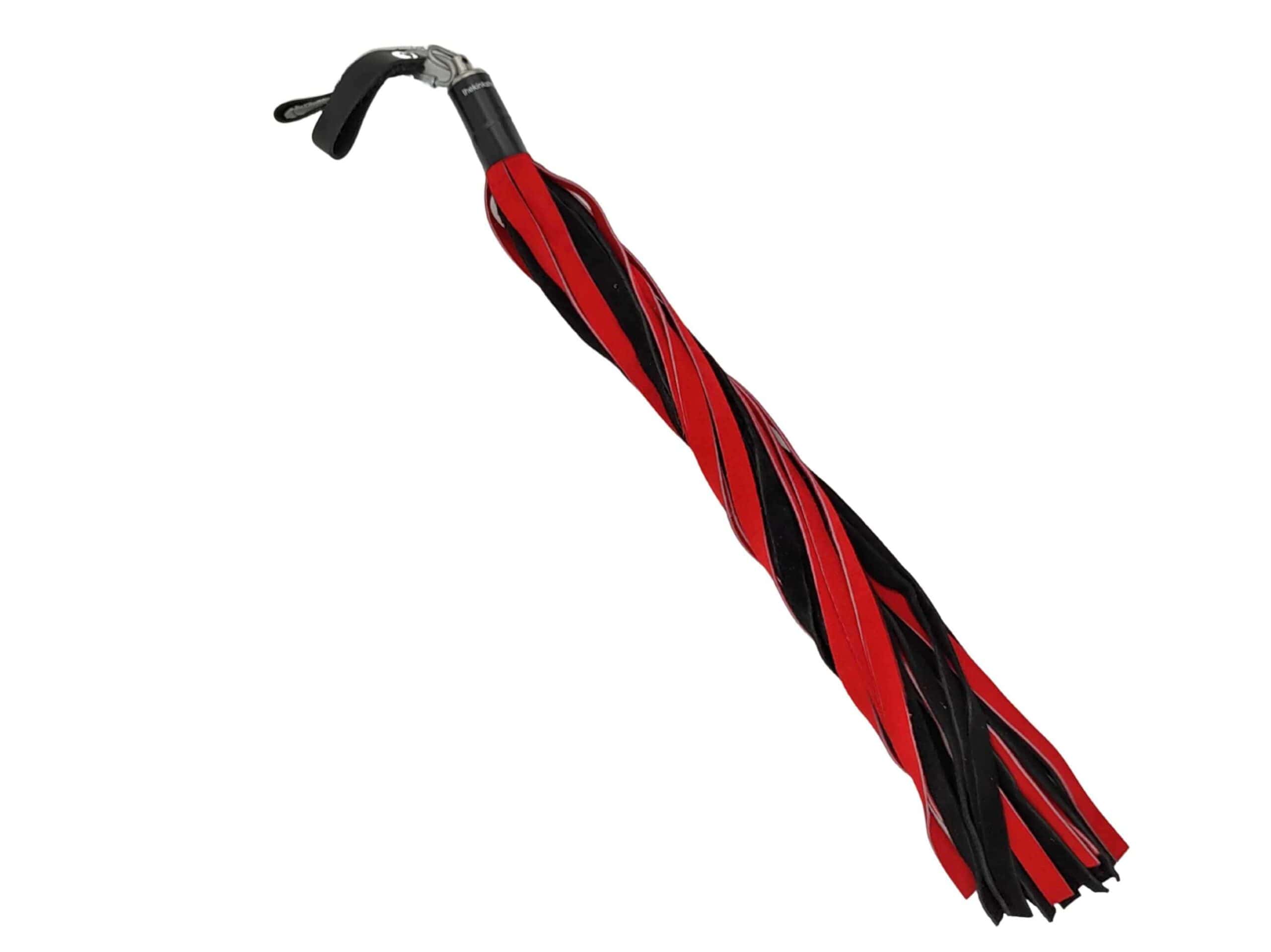Suede Leather Floggers, w/Fingerloops (Available in 6 silky colors) - Image 2